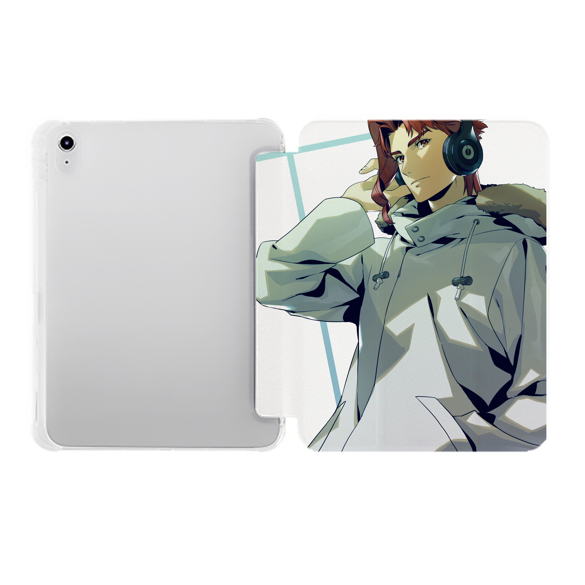 （画像用） ジョジョの奇妙な冒険 JoJo's Bizarre Adventure IPad ケース ペン収納付き 三つ折りスタンド PUレザー×シリコン 対応機種9.5/10.5/10.9インチ